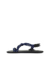 Miu Miu Riviere Code and Leather Sandals 156799886 [P]