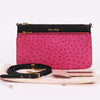 Miu Miu Bicolor Ostrich Mini Crossbody Bag 157314181 [P]