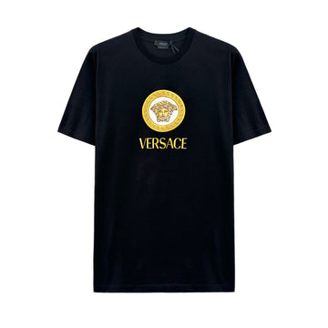 Versace Embroidered Logo Short Sleeve T-Shirt 1008469 157314702