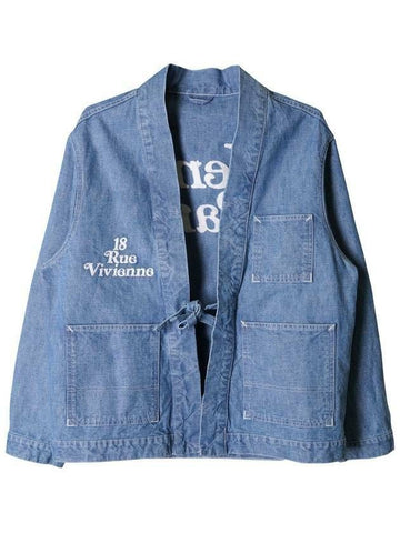 Kenzo Kimono Denim Jacket FE5 5DM142 6H4 DT 133043355