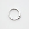 CHAUMET 080315 Weißgold 4MM Liang Ébéniste 5P Diamantring 48 157314980 [P]
