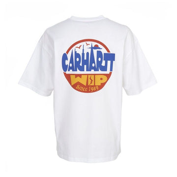 Carhartt Logo Luggage Label Men's Short Sleeve T-Shirt I036892 02XX 157315088