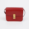 CELINE クラシックボックスミニサイズカーフスキンクロスバッグレッド 156979470 [P]