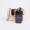 GUCCI Mini-Chain-Shoulderbag aus Leder Weiß 157010542 [P]