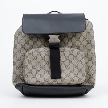 GUCCI Rucksack mit Klappe Schwarz 156972680