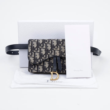 DIOR Oblique Satteltasche Blau 156979755