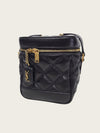 Saint Laurent Black Around Quilted Vanity Shoulder Bag 157317740 [P]
