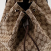 GUCCI キャンバス ドローストリング ブラウン バックパック 157088517 [P]