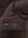 STONE ISLAND Dunkelbraune Ghost Piece Wappen Nylon Smariliaato Steppweste 157317749 [P]
