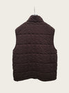 STONE ISLAND Dunkelbraune Ghost Piece Wappen Nylon Smariliaato Steppweste 157317749 [P]