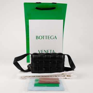 Bottega Veneta Padded Cassette Small Crossbody Bag Black 157091294