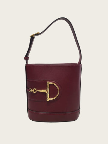 GUCCI Rote Bucket Bag mit Horsebit 73 157317795
