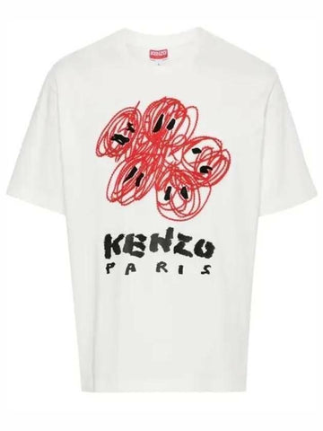 KENZO Drawing Varsity Classic T-Shirt 133043263