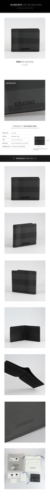 BURBERRY チェック メンズ 二つ折り財布 8112244 145519566 [P]