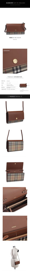 BURBERRY ハンナチェックスクロスバッグ 8049248 49850255 [P]