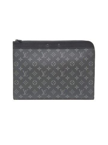 LOUIS VUITTON Pochette Jour GM Graphite 24 Jahre Zustand S 157318382