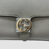 GUCCI レザーのトップハンドルチェーンショルダーバッグ グレー 510302 157318633 [P]