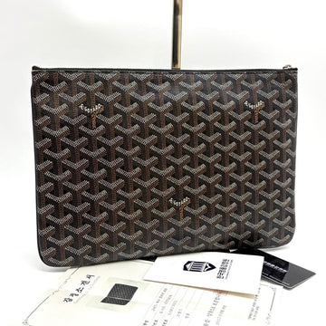 Goyard Sena Clutch Bag MM Black 157326216