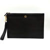 GUCCI レザー ストラップ クラッチバッグ ブラック (475317) 157328911 [P]