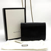 GUCCI GG マモント チェーン クロスバッグ ブラック (401232) 157329243 [P]