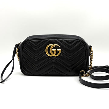 Gucci GG Marmont Small Crossbody & Shoulder Bag Black (447632) 157329255