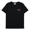 MAISON KITSUNE ダブルフォックスヘッドレギュラーティーシャツ 157337459 [P]