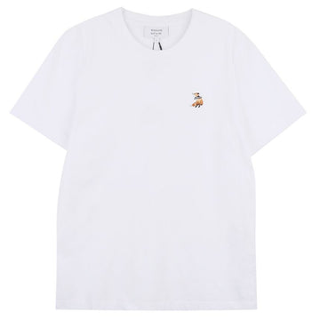 MAISON KITSUNE Dreaming Fox Brust Patch Kurzarm T-Shirt 157337461