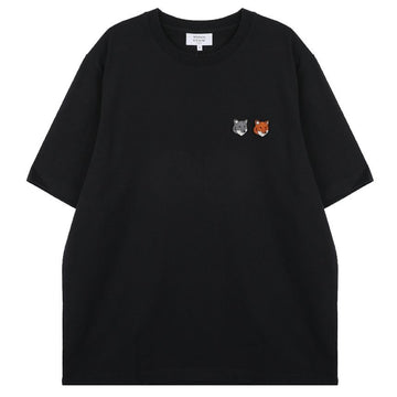 MAISON KITSUNE Double Fox Head Komfort T-Shirt 157337468