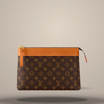 Louis Vuitton Pochette Voyage Souple Monogram Coated Canvas M14057 157337533
