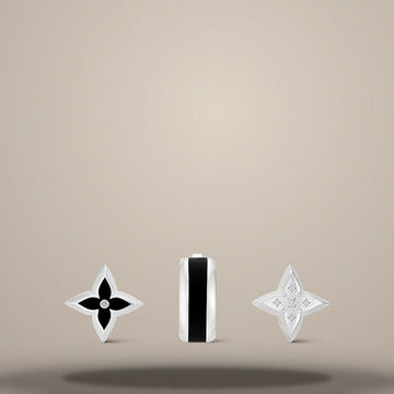 Louis Vuitton Spike Earrings Silver M01718 157337545