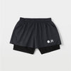 OPTIMISTIC RUNNERS Layered Shorts LS26 BK 157338232 [P]