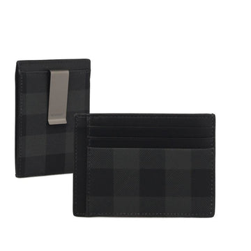 BURBERRY チェック マネークリップ カードケース 8070202 79547301