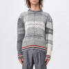 Thom Browne Multi Grey Checked Knit MKA410F Y1506 982 65847152 [P]