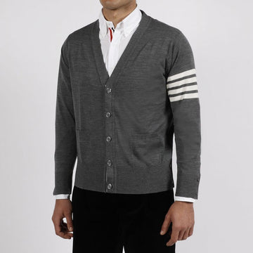 Thom Browne Merino Wool Classic V-Neck Cardigan MKC002A Y1014 038 57205723