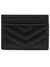 Saint Laurent Quilted Monogram Card Case 157338621 [P]