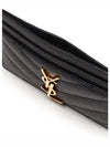 Saint Laurent Quilted Monogram Card Case 157338621 [P]