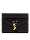 Saint Laurent Quilted Monogram Card Case 157338621 [P]