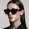 Off White Sunglasses OERI008 1007M Luxury Square Thick Horn Frame Unisex 157338761 [P]
