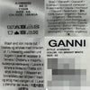 GANNI Logo-Druck Baumwoll T-Shirt kurzärmlig in Bright White (A1050030 151) 157339072 [P]