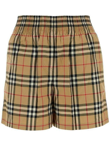 BURBERRY Karierte Baumwollshorts 8083147 133022869