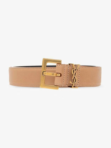 SAINT LAURENT Monogramm-Logo-Gürtel 133033100