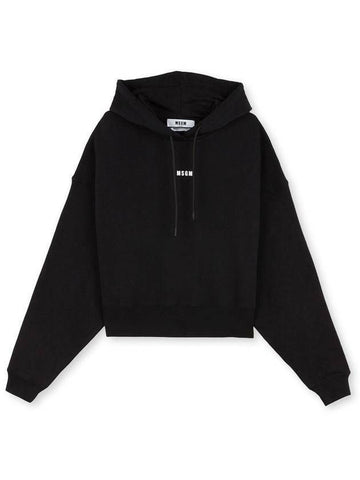 MSGM Mikro Logo Crop Hoodie 2000MDM509 200001 99 133039871