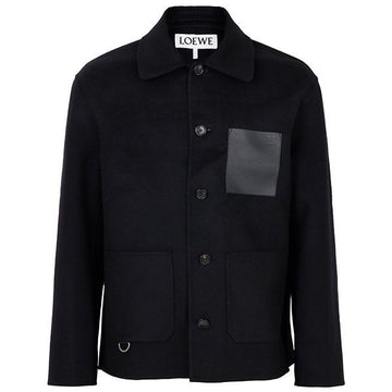 LOEWE Schwarze Wollkaschmir Arbeitsjacke H526Y02W93 1100 157339651