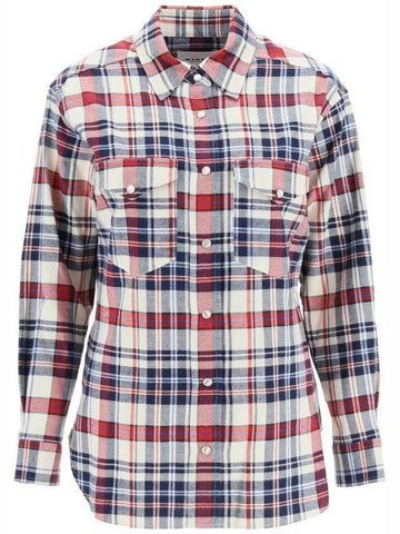 ISABEL MARANT Karo-Flanellhemd CH0006FA A1I39E 133043812