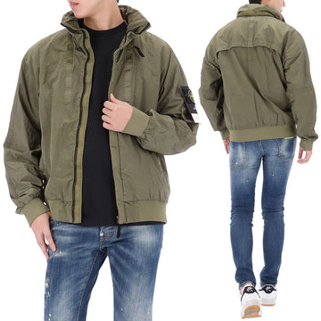STONE ISLAND Nylon-Metall-Wattiertes Hidden Hooded Jacket 157340974