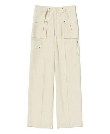 AURALEE Leichte Baumwoll-Wolle VIYELLA Cargo-Hose KHAKI A25SP03KV 151053962