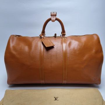 LOUIS VUITTON キーポール 55 ボストンバッグ キャメル 605-50 157341687
