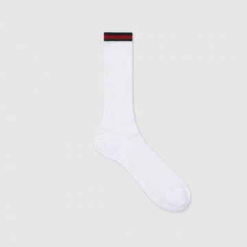 GUCCI Web Baumwollmischsocken 796529 4GAG7 9000 151056751