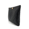 CHANEL キャビア ゴールド ボーイ クラッチ ニューミディアム 157342456 [P]