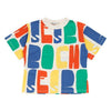 BOBO CHOSES マルチロゴオールオーバTシャツ 157342617 [P]